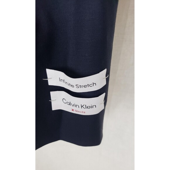 Calvin Klein Blazer Mens 46 Regular Navy Blue X Slim Fit Infinite Stretch Wool - Picture 13 of 16